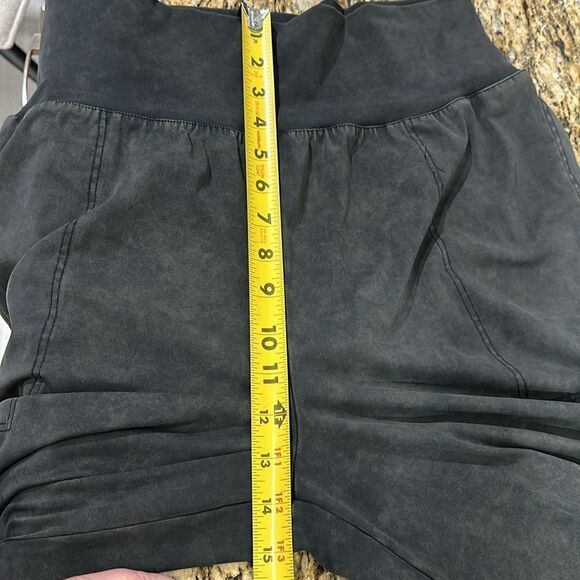 Bagatelle Collection Nylon High Rise Jogger Pants In Graphite Size XL - Picture 12 of 12